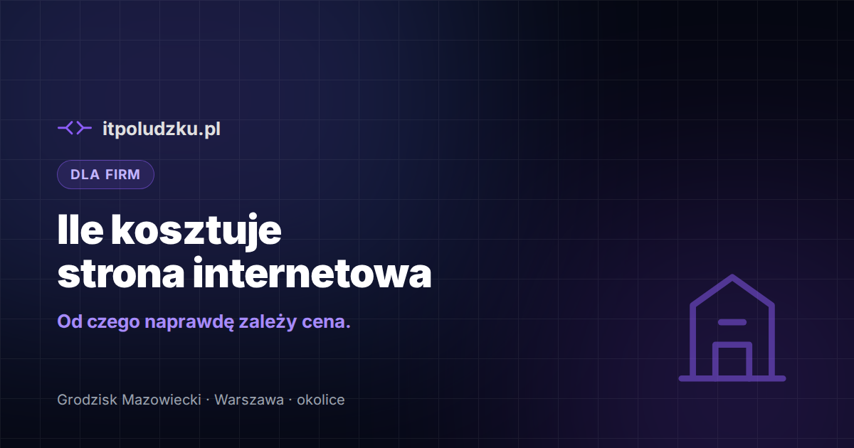 Ile kosztuje strona internetowa — od czego zależy cena