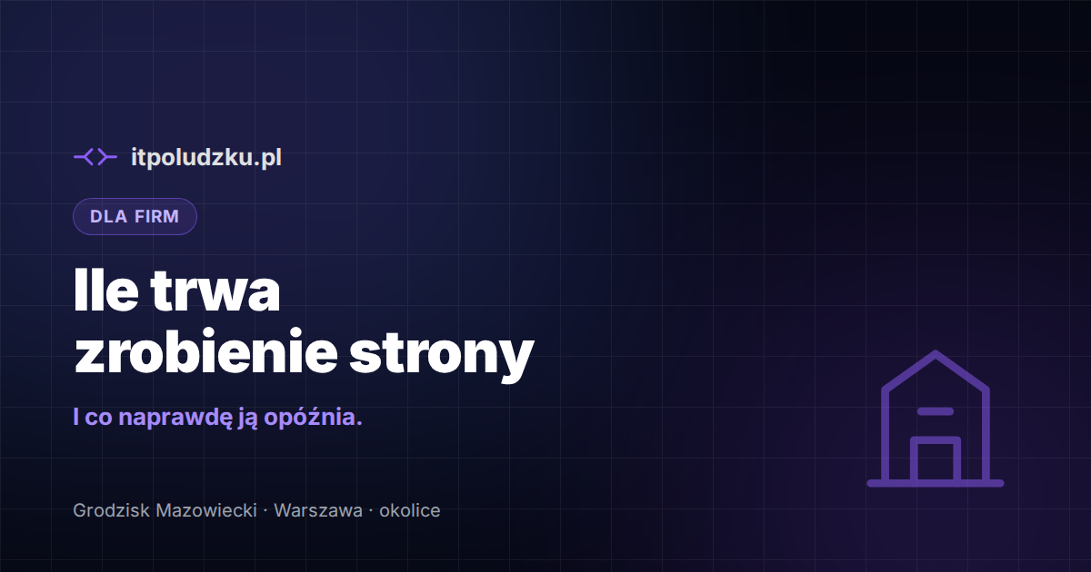 Ile trwa zrobienie strony internetowej