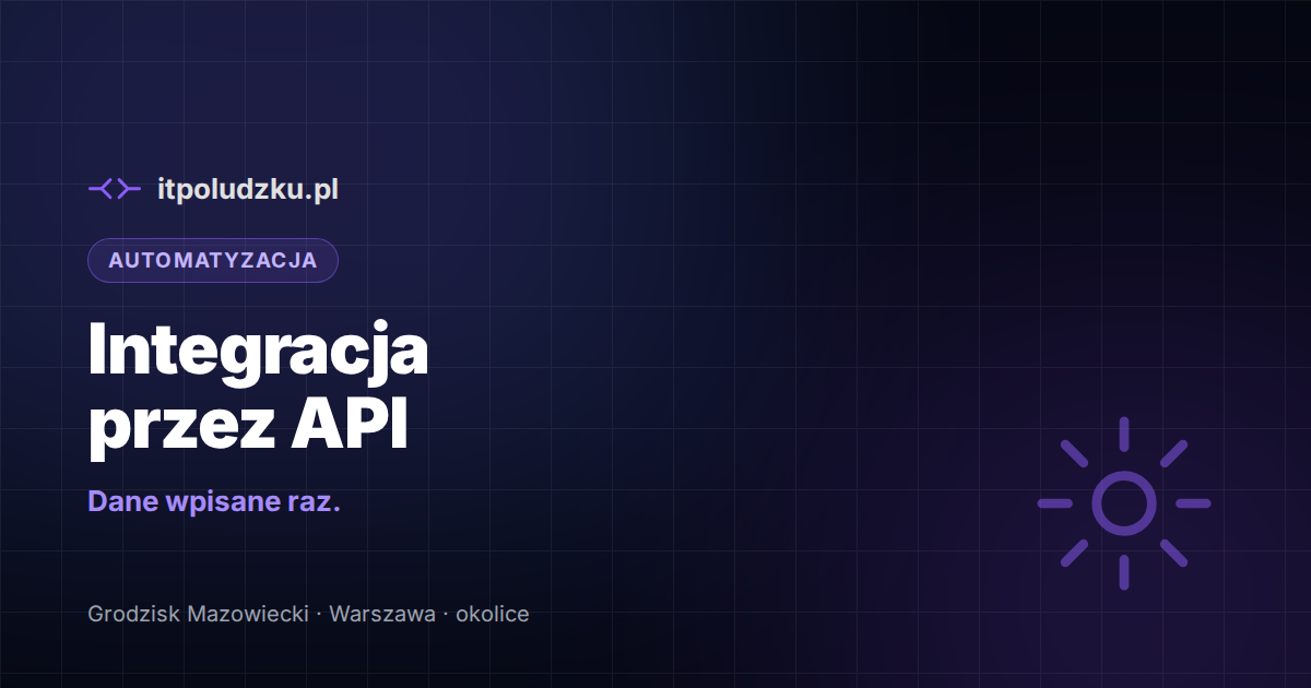 Integracja programów przez API — co to daje małej firmie